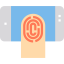 Fingerprint scan icon 64x64