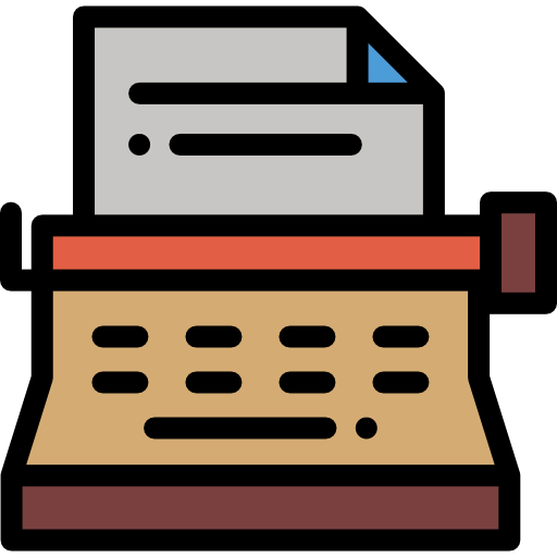 Typewriter icon