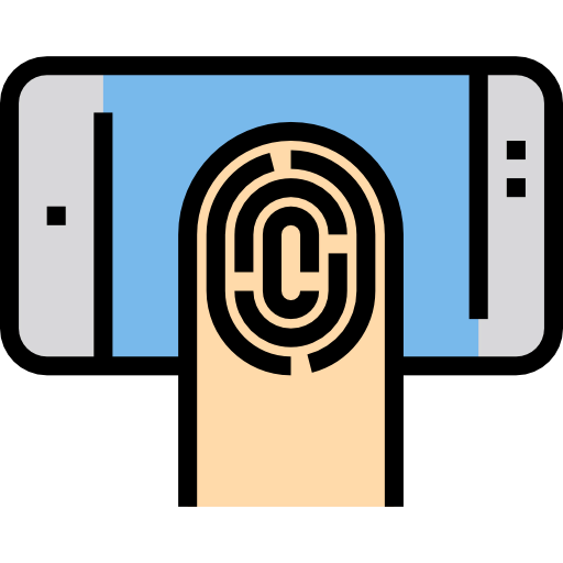 Fingerprint scan Ikona
