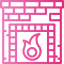 Fireplace icon 64x64