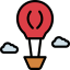 Hot air balloon icon 64x64