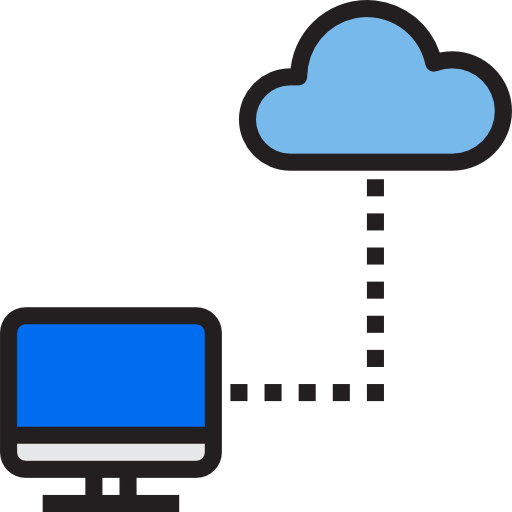 Cloud network ícone