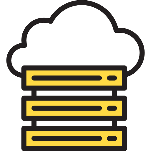 Cloud storage icon