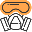 Gas mask icon 64x64