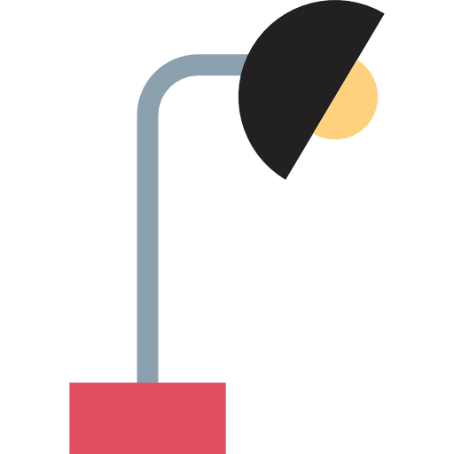 Desk lamp Symbol