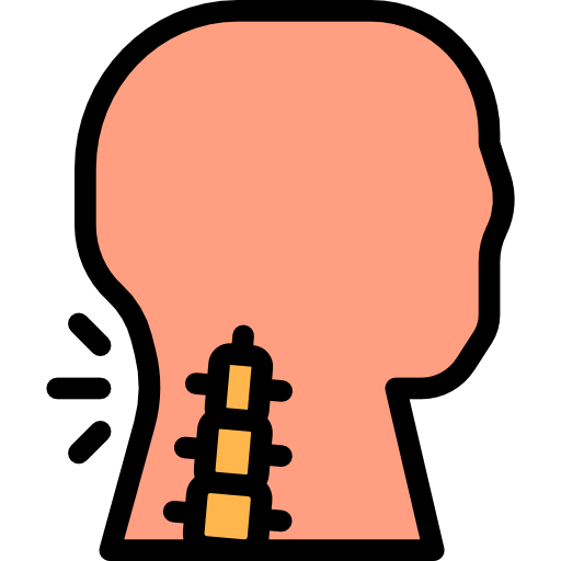 Broken neck icon
