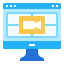 Video conference Symbol 64x64