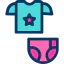 Baby clothes icon 64x64