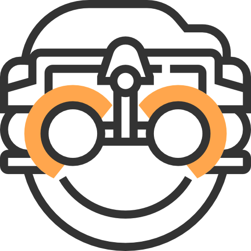 Testing glasses icon