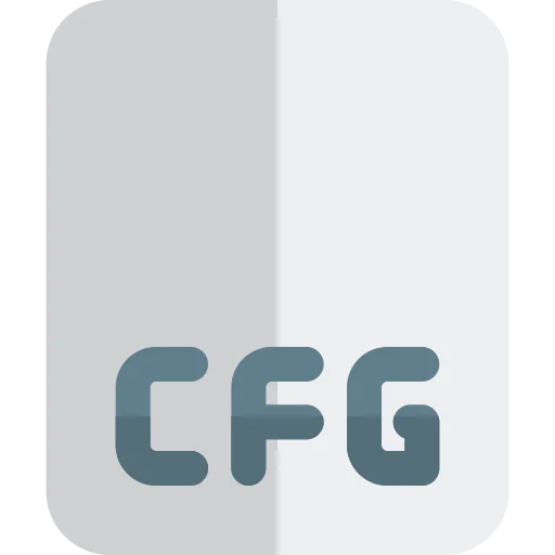 Cfg file format Ikona