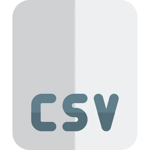 Csv file format biểu tượng