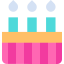 Birthday cake icon 64x64