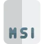 Msi file icon 64x64
