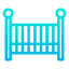 Baby crib 图标 64x64