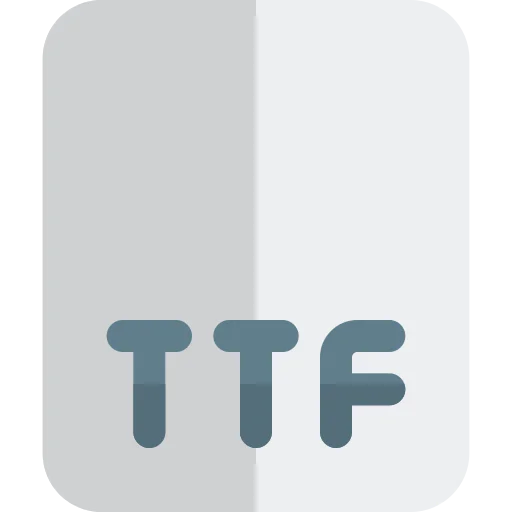 Ttf file icon