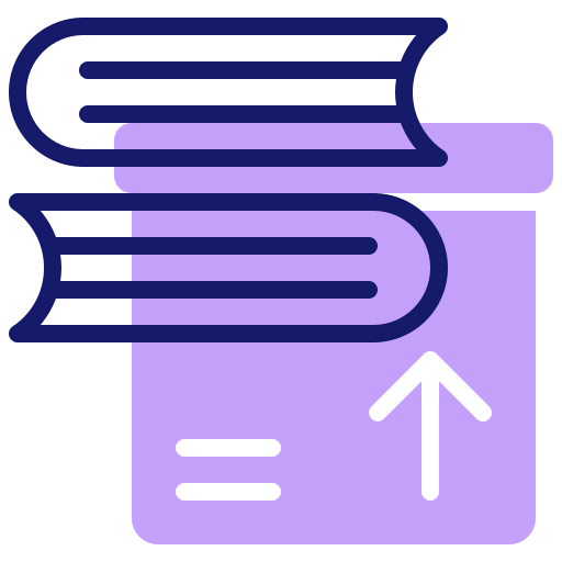 Book stack icon