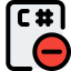 Remove program アイコン 64x64