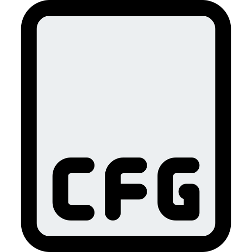 Cfg file format icône
