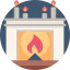 Fireplace icon 64x64