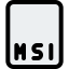 Msi file icon 64x64