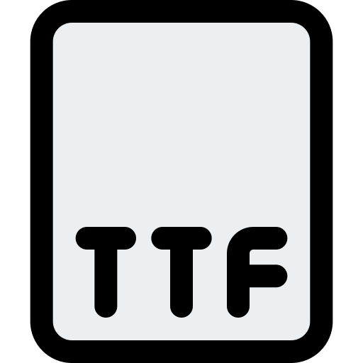 Ttf file 图标