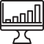 Bar graph icon 64x64