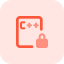 Lock Symbol 64x64