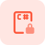 Padlock Symbol 64x64