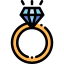 Diamond ring icon 64x64