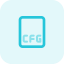 Cfg file format icon 64x64