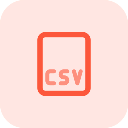 Csv file format іконка