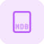 Mdb file Symbol 64x64