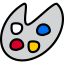 Paint palette 图标 64x64