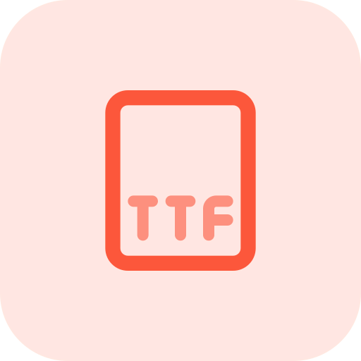 Ttf file icon