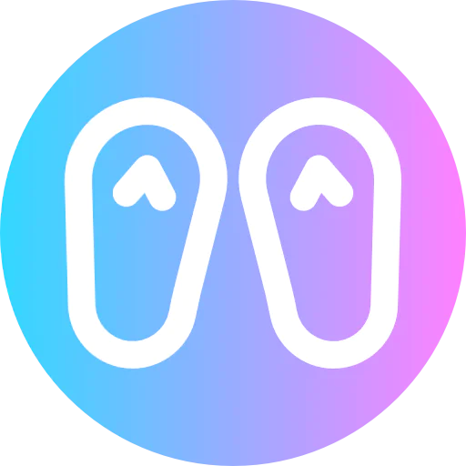 Flip flops icon