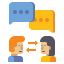 Two way communication icon 64x64