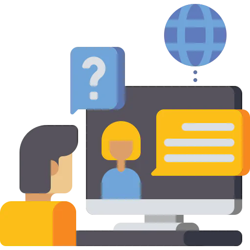 Desktop computer icon