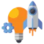 Rocket ship 图标 64x64