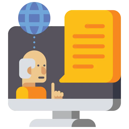 Desktop computer icon