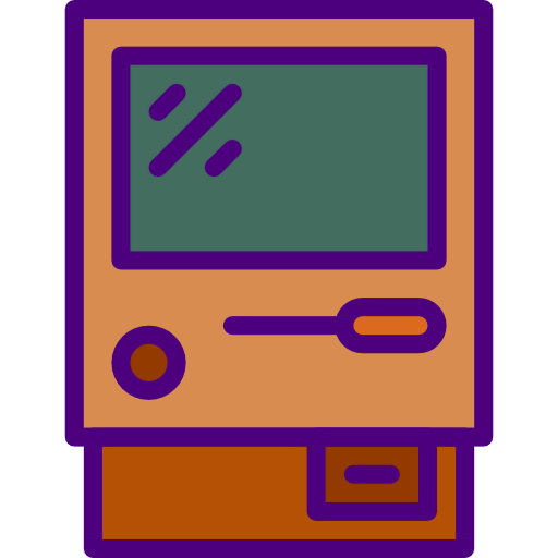 Old computer icon