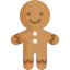 Gingerbread man ícone 64x64