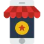 Мобильный шопинг иконка 64x64