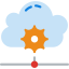 Cloud computing icon 64x64