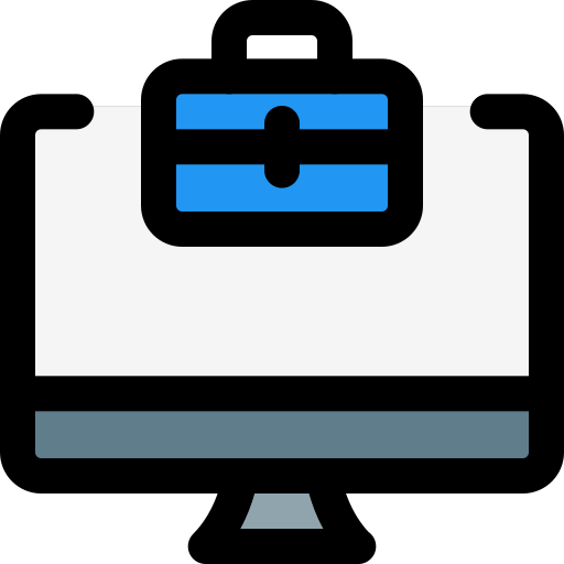 Desktop computer icon