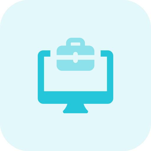 Desktop computer icon