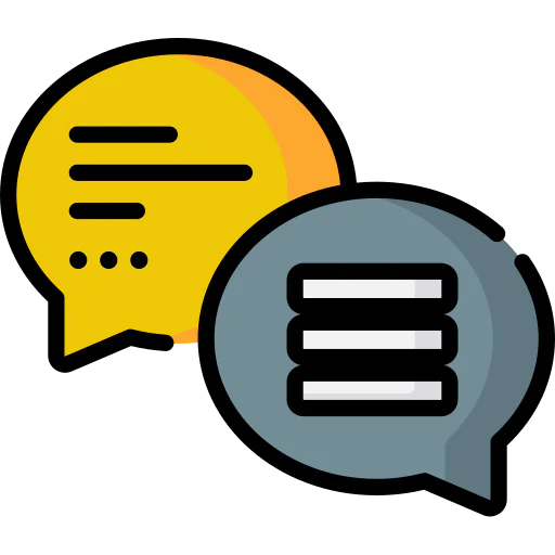 Bubble speech icon