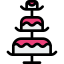 Wedding cake icon 64x64