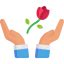 Роза иконка 64x64