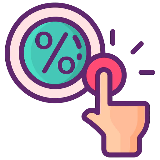 Click through rate アイコン