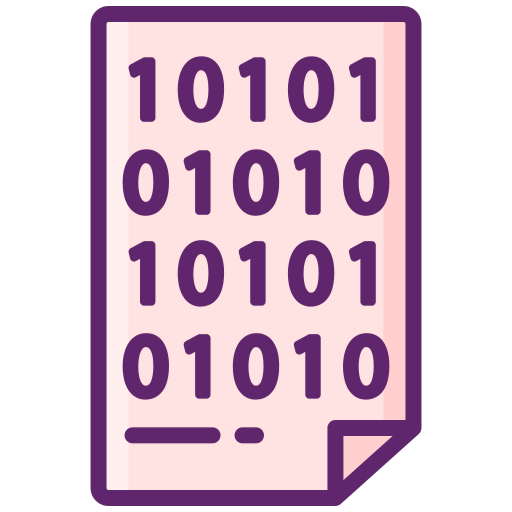 Binary code icône